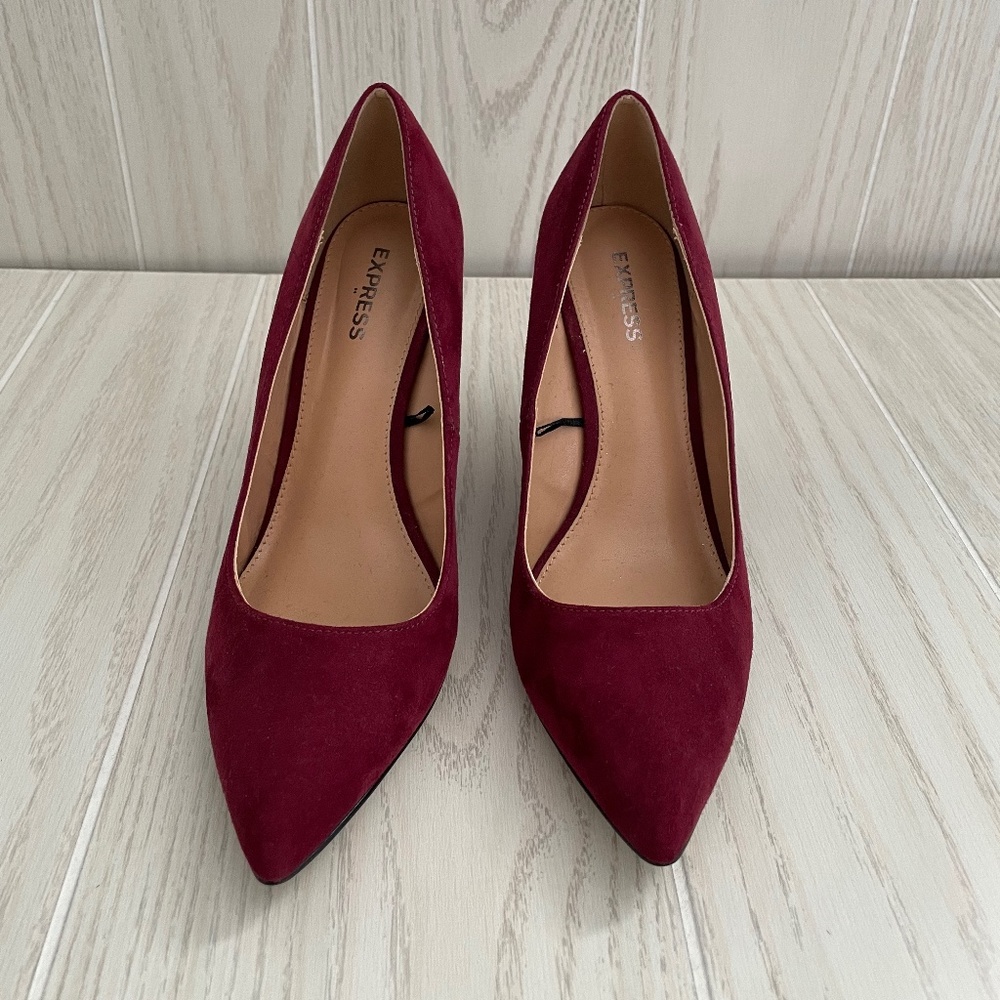Maroon Express Wedges size 7